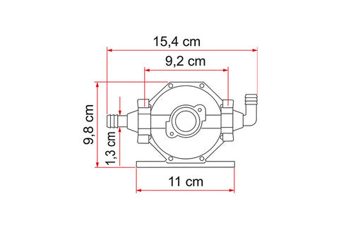 Fiamma Druckausgleichsgefäß - A20 0,9 bar, Anschluss für 12-12mm Schlauch, Hersteller-Artikel-Nr. 02478-02-