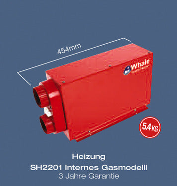 camper gasheizung Webasto Whale Einbau Gasheizung SH2201