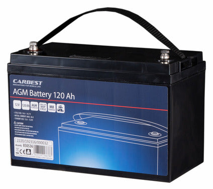 Carbest Deep-Cycle AGM-Power Line Batterie 60 Ah - 134 Ah