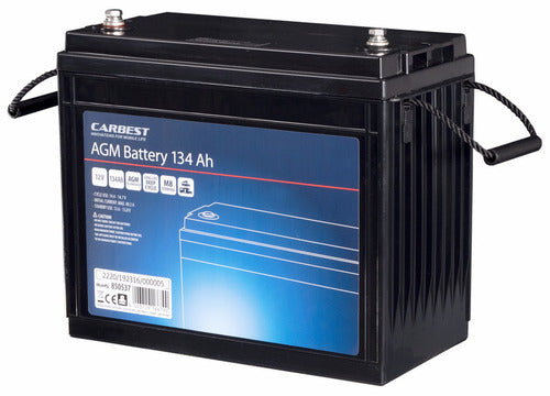 Carbest Deep-Cycle AGM-Power Line Batterie 60 Ah - 134 Ah