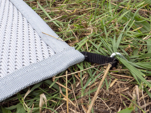 Reimo Tent Markteppeppich Journey hellgrau Verschiedene Größen