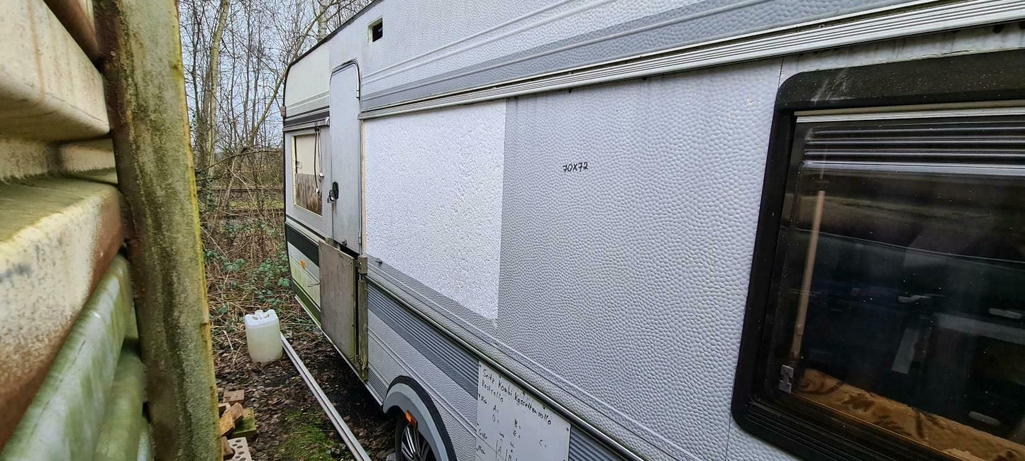 Blech Hammerschlagblech Wohnwagen Hobby