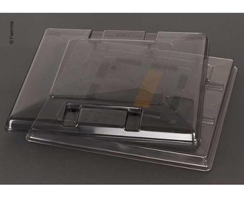 Fiamma Vent 50 Dachhaube Dachluke Dachfenster Crystal 50x50 cm Rauchglas 01668-02D