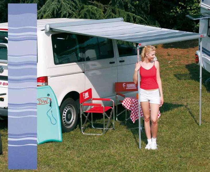 Fiamma F45s f. VW CALIFORNIA 260 cm Deep Black, Titanium, White, Tuch Royal Grey, nur für VW T5 / T6 original California