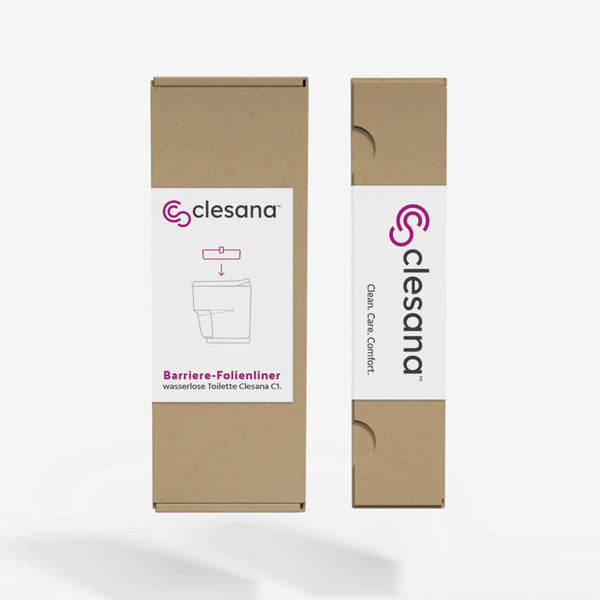Clesana Barriere-Folienliner- Beutel / Folien für Clesana Toilette C1, für 72 Toilettengänge