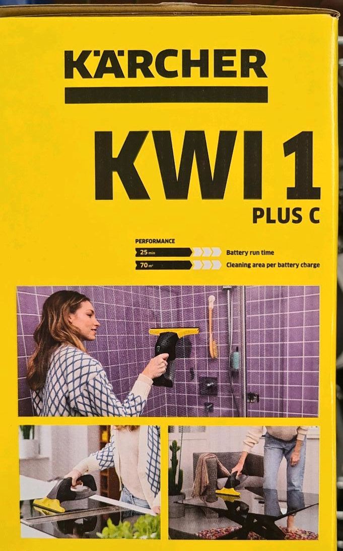 Kärcher Fenstersauger KWI 1 Plus C Fensterreiniger + Zubehör