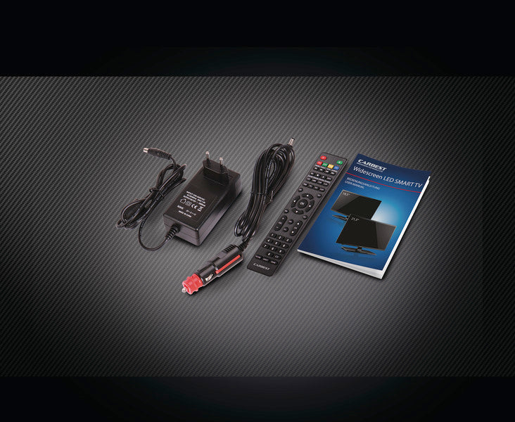 Carbest LED Smart TV 12/24/230 V Fernseher mit Triple-Tuner DVB-T2/-S2/-C