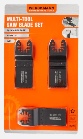 Top Craft Boden-Einbau-Set / Multitool-Ersatzklingen Ersatzsägeblätter Sägeblatt für Holz, Metall, Kunststoff