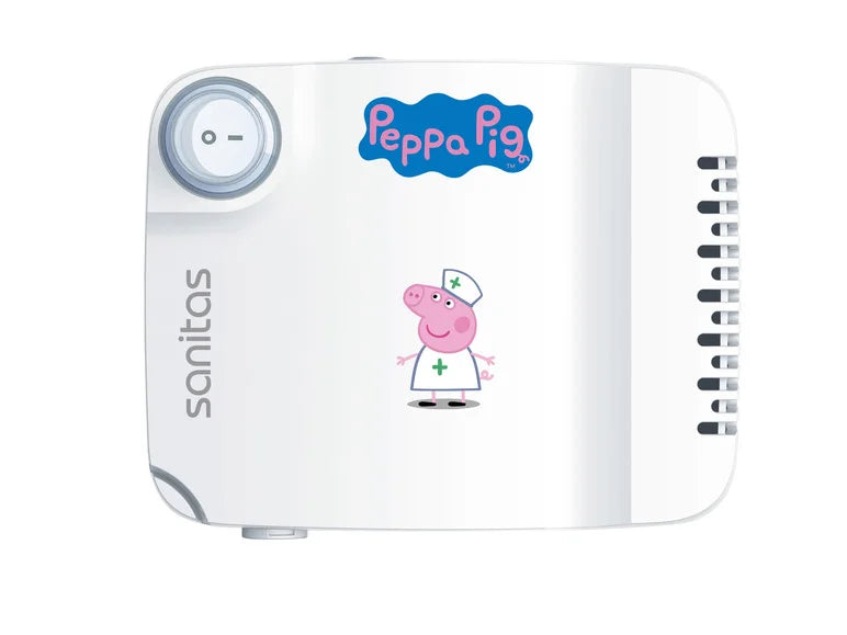 Sanitas Inhalator SIH 09 Peppa Pig Design für Erwachsene & Kinder incl. Zubehör