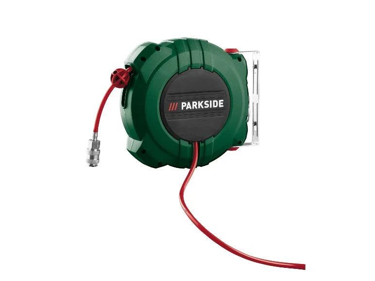 Parkside Druckluft-Schlauchtrommel »PDST 5 B2«, 20m Schlauchlänge, Betriebsdruck 16 bar, Schlauchinnendurchmesser 6,3mmmit automatischem Einzug