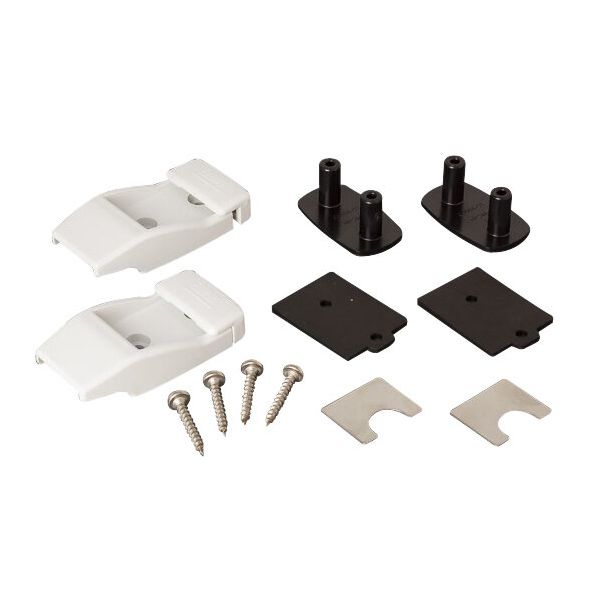 markisen wandhalterung alu Fiamma Wandhalterung PVC / Metall ( Alu ) zur Befestigung der Markisen-Stützfüße an Fahrzeug, schwarz, weiß od. Aluminium