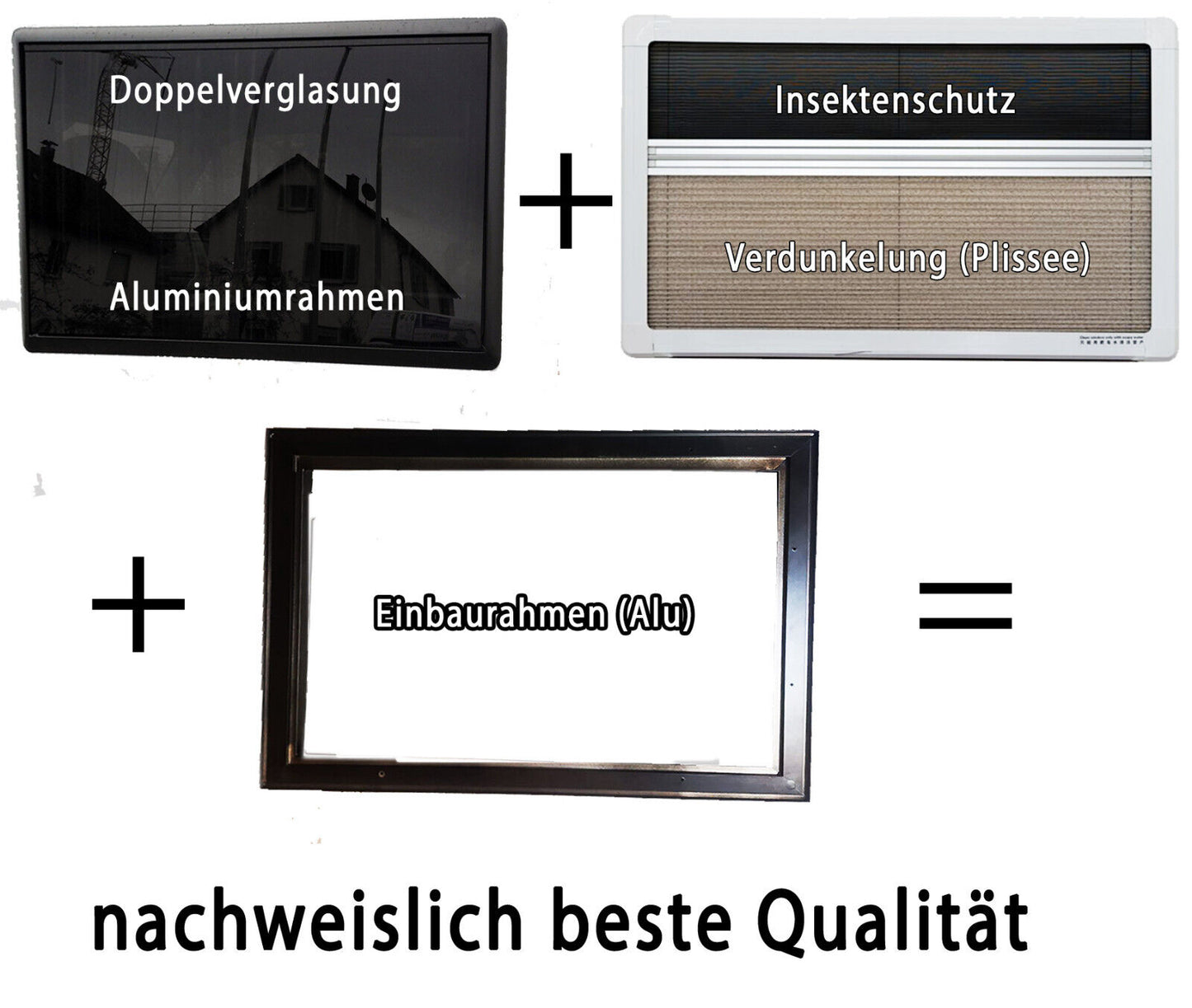Belluna Getöntes Ausstellfenster für gewölbte Fahrzeuge (Doppelwandig, Flächenbündig, 3 Rahmen) Krümmungsradius 5000 mm
