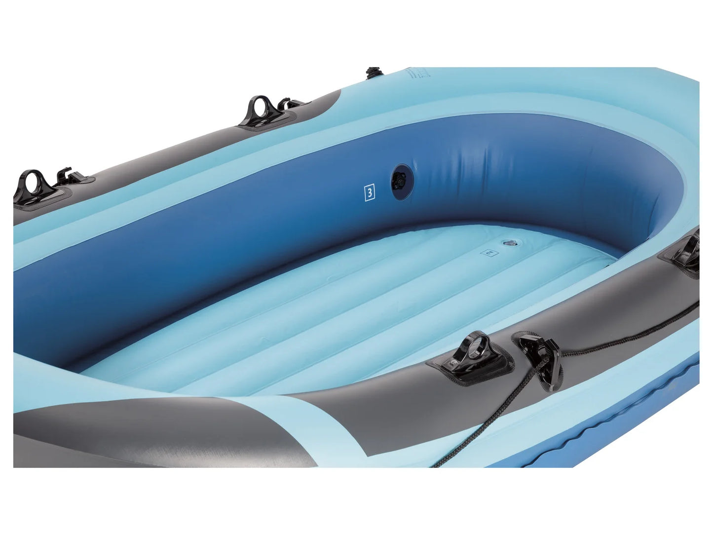 CRIVIT 2-Personen-Schlauchboot, erhöhter Wand- und Bugbereich, incl. Paddel