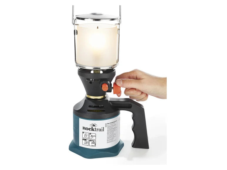 Rocktrail Gas-Campingkocher oder Gas-Campinglampe, stufenlos regelbar