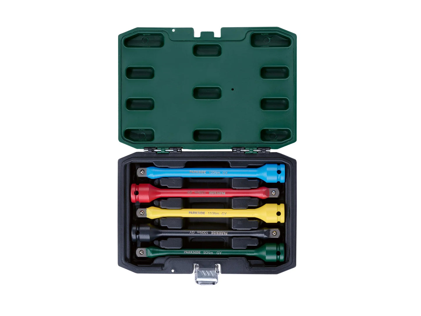 Parkside® Torsions-Verlängerungs-Satz, 5-teilig Vierkantantrieb 1/2" Drehmomentschlüssel
