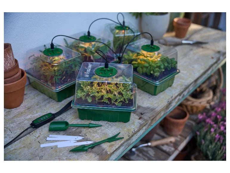 Parkside LED-Anzuchtkasten-Set ( 5 Stück ) Stromversorgung über USB Cannabis-Anbau Hanf-Anbau Grow-Box Grow-Light