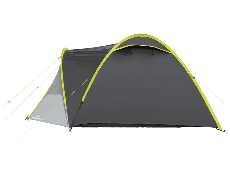 Rocktrail Doppeldachzelt 4 Personen, verdunkeltes Campingzelt
