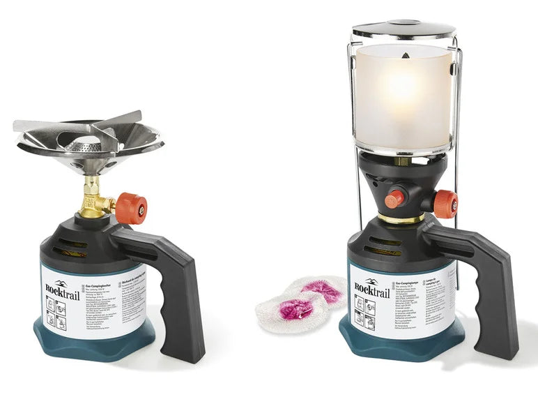 Rocktrail Gas-Campingkocher oder Gas-Campinglampe, stufenlos regelbar