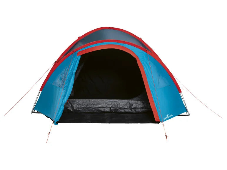 Rocktrail Doppeldachzelt 4 Personen, verdunkeltes Campingzelt