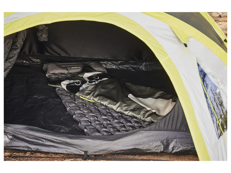 Rocktrail Doppeldachzelt 4 Personen, verdunkeltes Campingzelt
