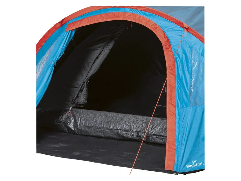 Rocktrail Doppeldachzelt 4 Personen, verdunkeltes Campingzelt