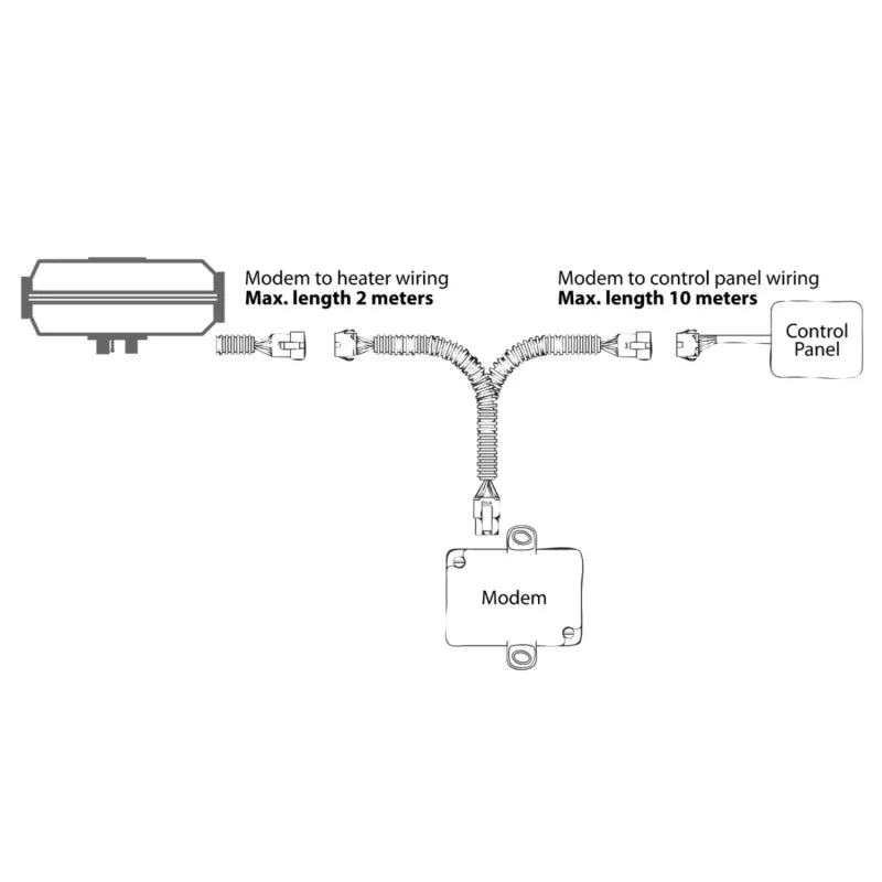 AUTOTERM QSTART Modem – Heizung per App steuern via GSM/LTE passend z. B. für Diesel-Luftstandheizung Air 2d / Air 4D