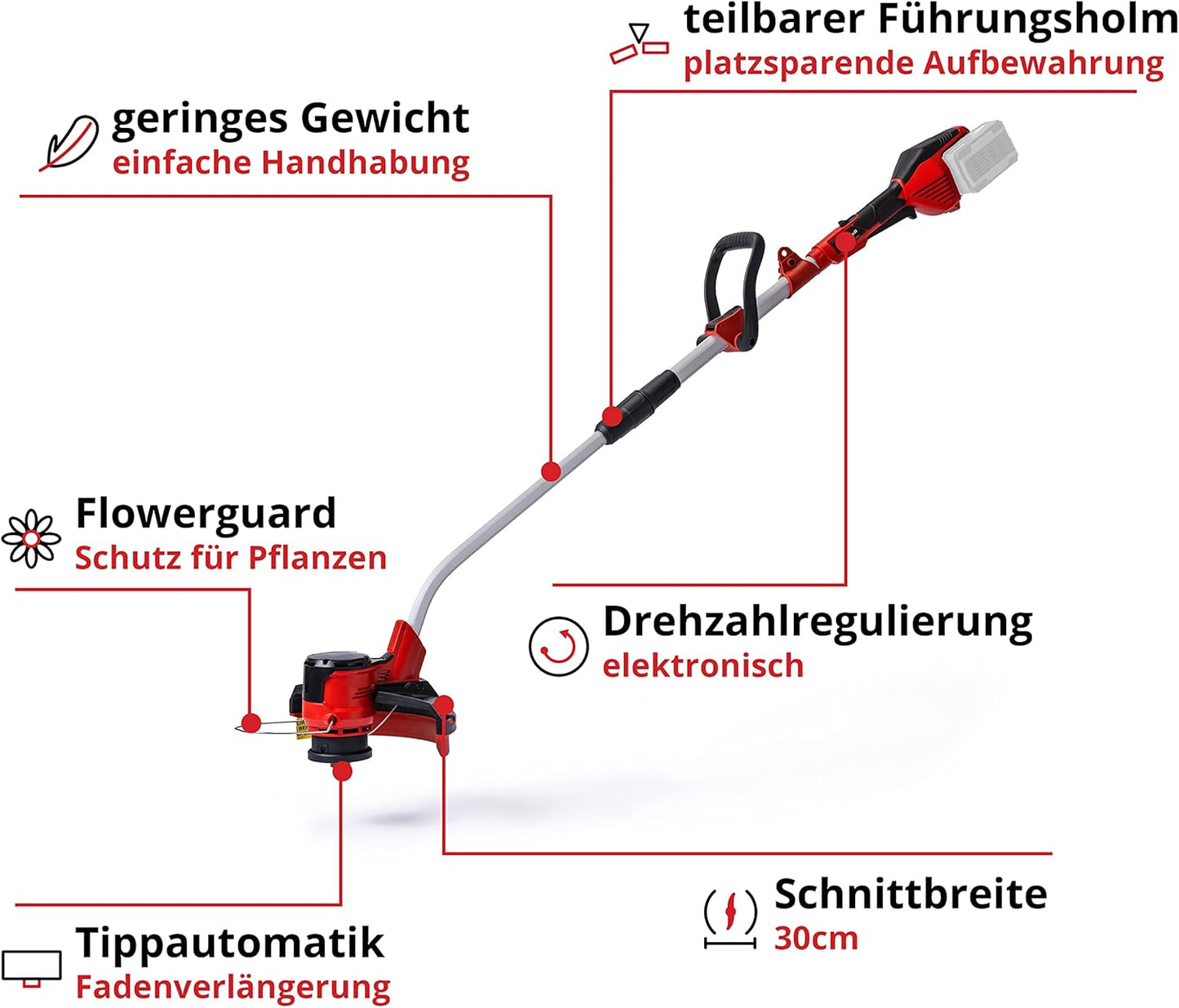 Einhell GE-CT 36/30 Li-Solo Akku-Rasentrimmer