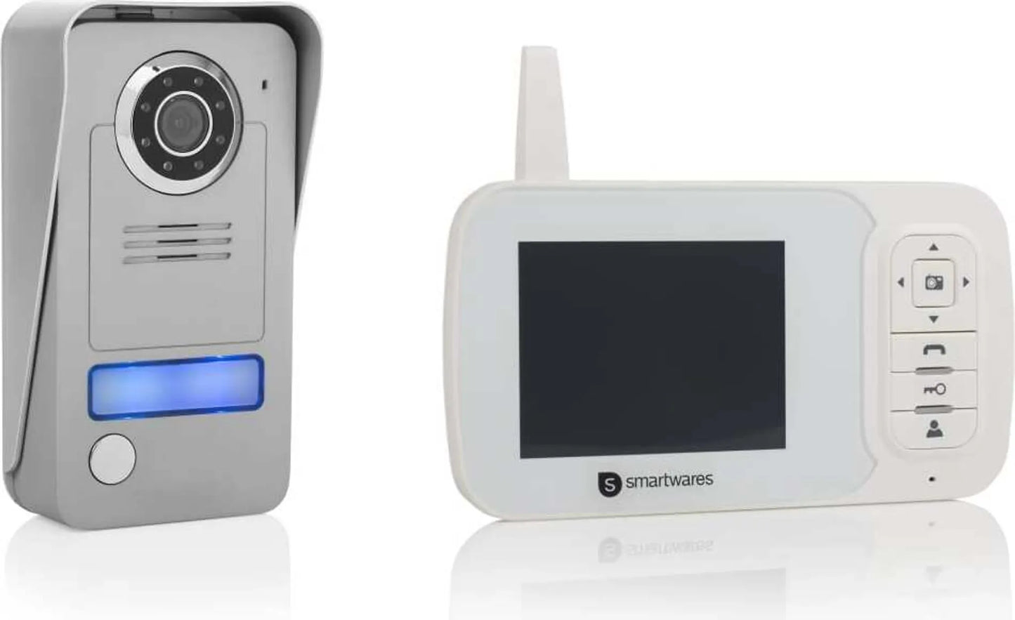 Smartwares Drahtlose Video-Türgegensprechanlage VD38W
