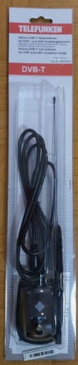 Telefunken Aktive DVB-T Stabantenne Antenne 5V / 40 mA 22dB Verstärker