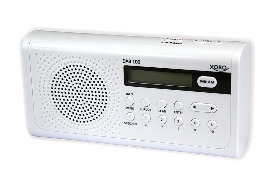 Xoro DAB 100 DAB+ / FM Radio mit RDS und Alarmfunktion DAB100
