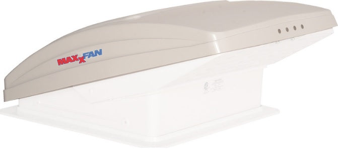 MaxxAir MaxxShade Verdunkelungsrollo für MaxxFan Deluxe Verdunkelung & Ersatzhaubendeckel für 12V-Ventilator-Dachhaube mit Raincover