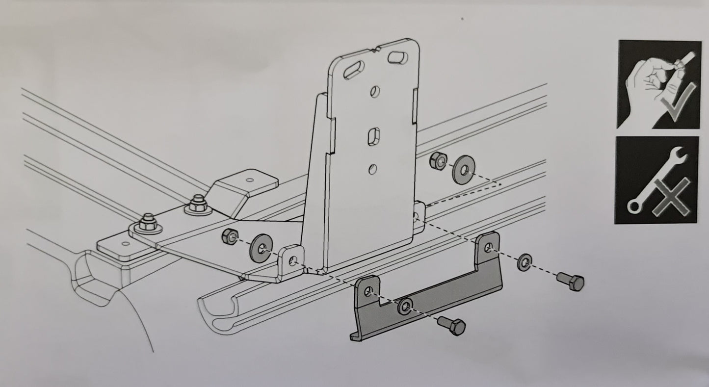 thule markise vito Thule Adapter MB Vito für Reimo Multirail 301997 TO4200 TO 4200 – Camper-Forum-Münsterland