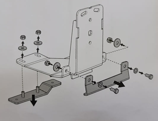 Thule Adapter MB Vito für Reimo Multirail 301997 TO4200 TO 4200