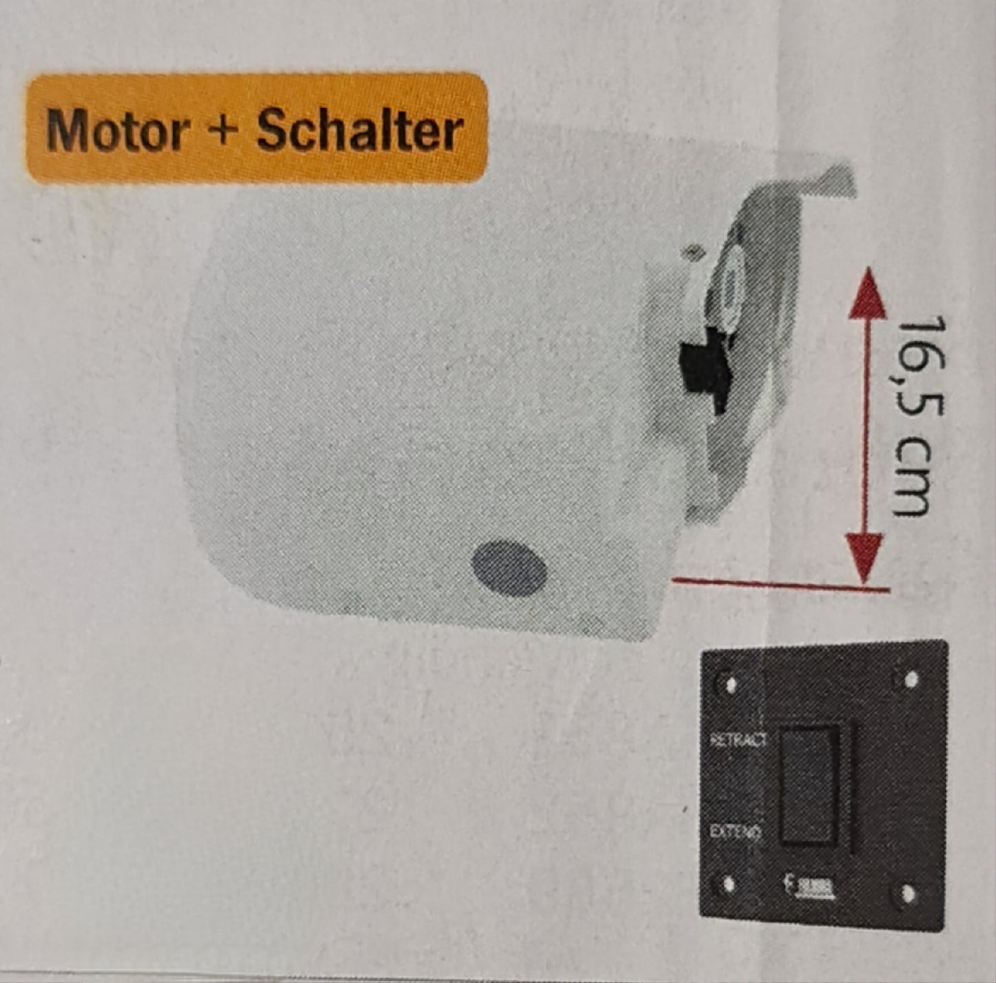 Fiamma 12V-Motor-Kit F80s & F65s + F80L & F65L Markise, wahlweise Compact, Plus, Advanced, Upgrade-Kit