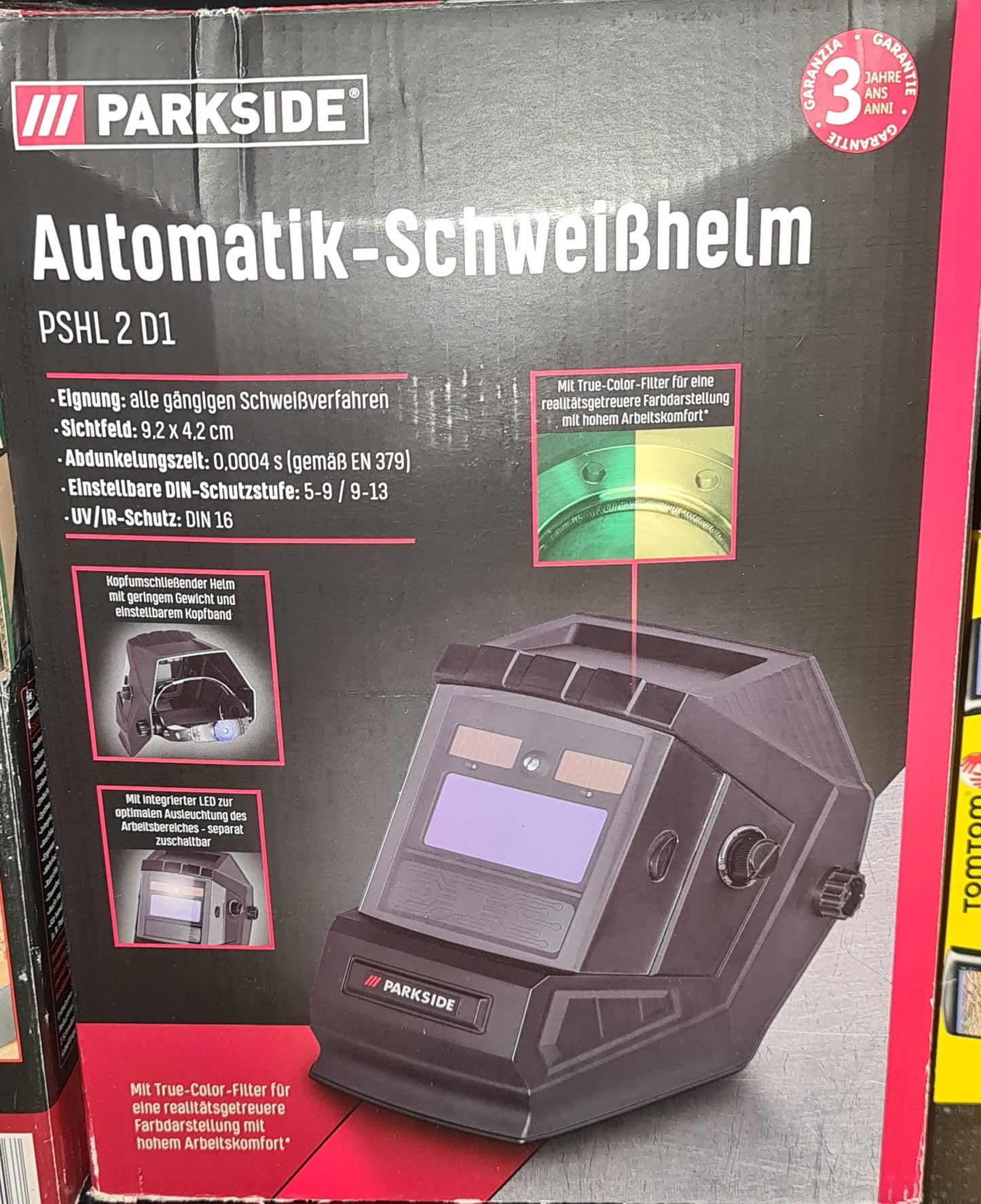 Parkside Automatik-Schweißhelm PSHL 2 D1