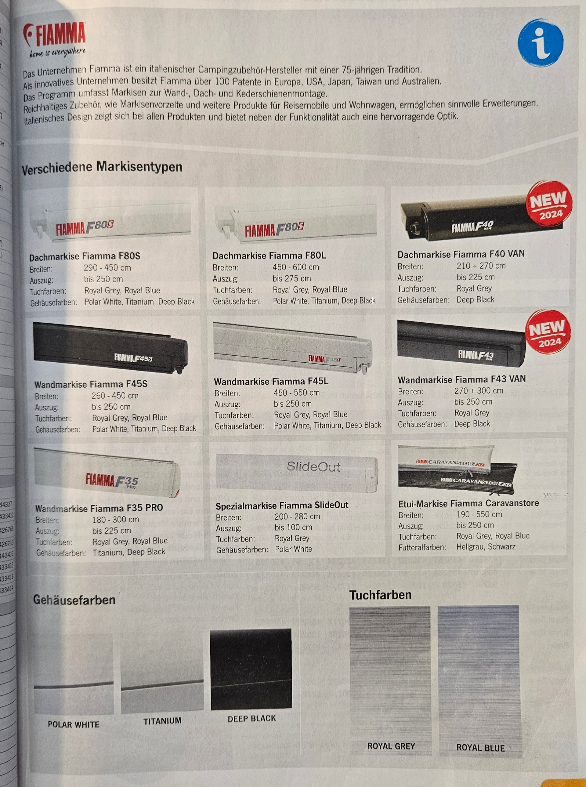 camping wagner sackmarkise Markisen ohne OVP / 2. Wahl, 25 - 60 % Nachlass - Dometic, Brustor, Thule & Fiamma