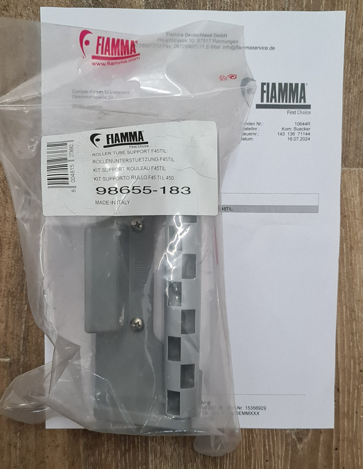 fiamma markise f45 ti Rollenunterstützung für F45TIL Art.Nr. 98655-183 – Camper-Forum-Münsterland Länge:7.5m EDU Kit Dead in the Water