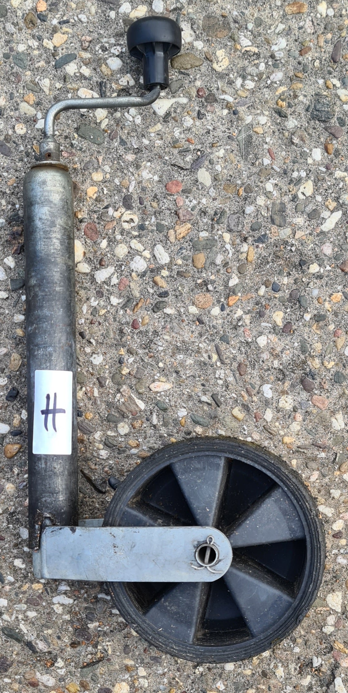 Stützrad Deichselrad für Wohnwagendeichsel Anhängerstützrad Wohnwagenstützrad *Gebrauchtware*