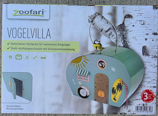 Zoofari Vogelvilla Wohnwagen Vogelhaus Nistkasten Camper Caravan