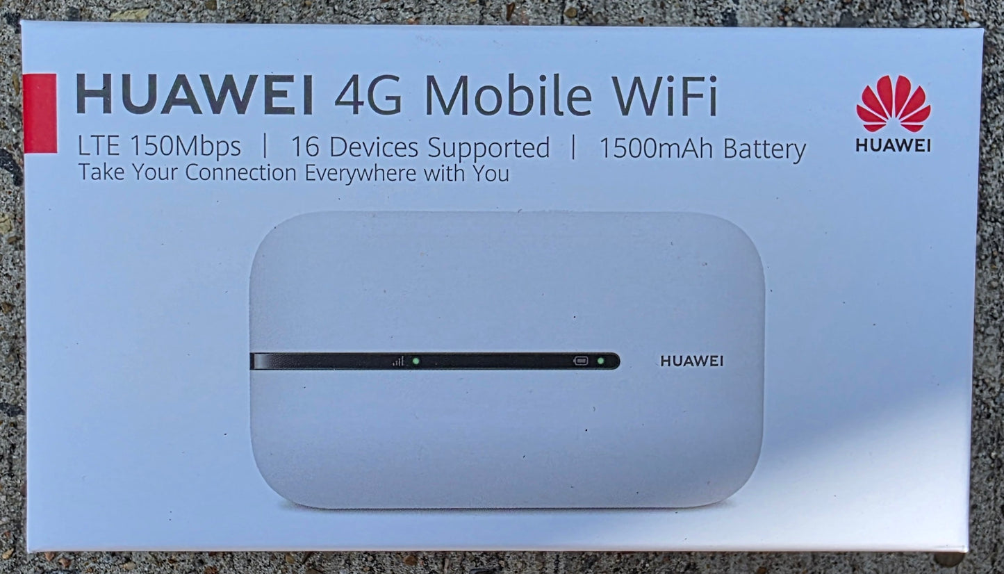 Huawei mobiler 4G Wifi LTE 150Mbps WLAN-Hotspot E5576-320 Router mit od. ohne LIDL Sim-Karte Vodafone