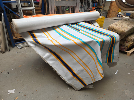 Vorzeltplane Breite: ca. 170 cm Gewicht: ca. 660 g/m² / LKW-Plane / Zeltplane