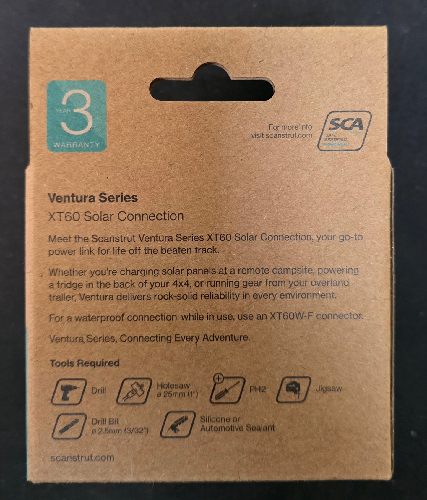 Scanstrut Außensteckdose Ventura Series XT60 Solar Connection