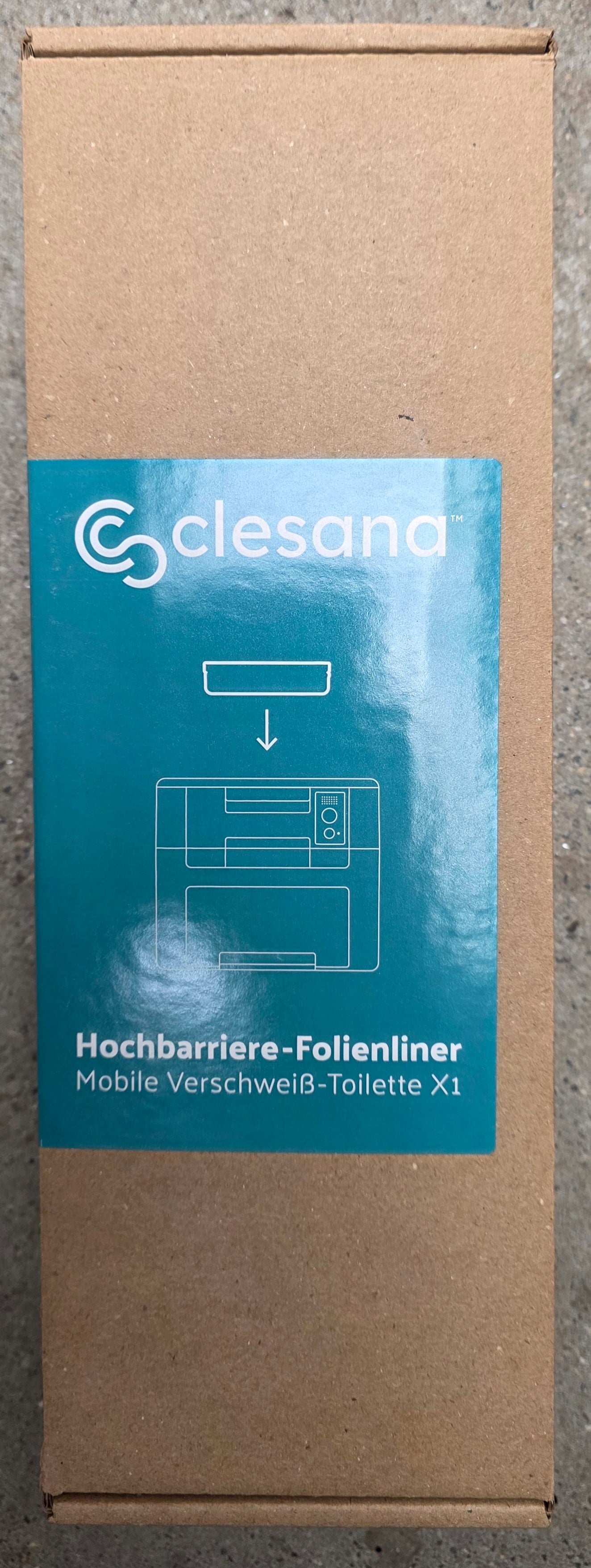 Clesana X1 / X1 ProCharge mobile Verschweiß-Toilette, mit oder ohne Akku-Ladefunktion
