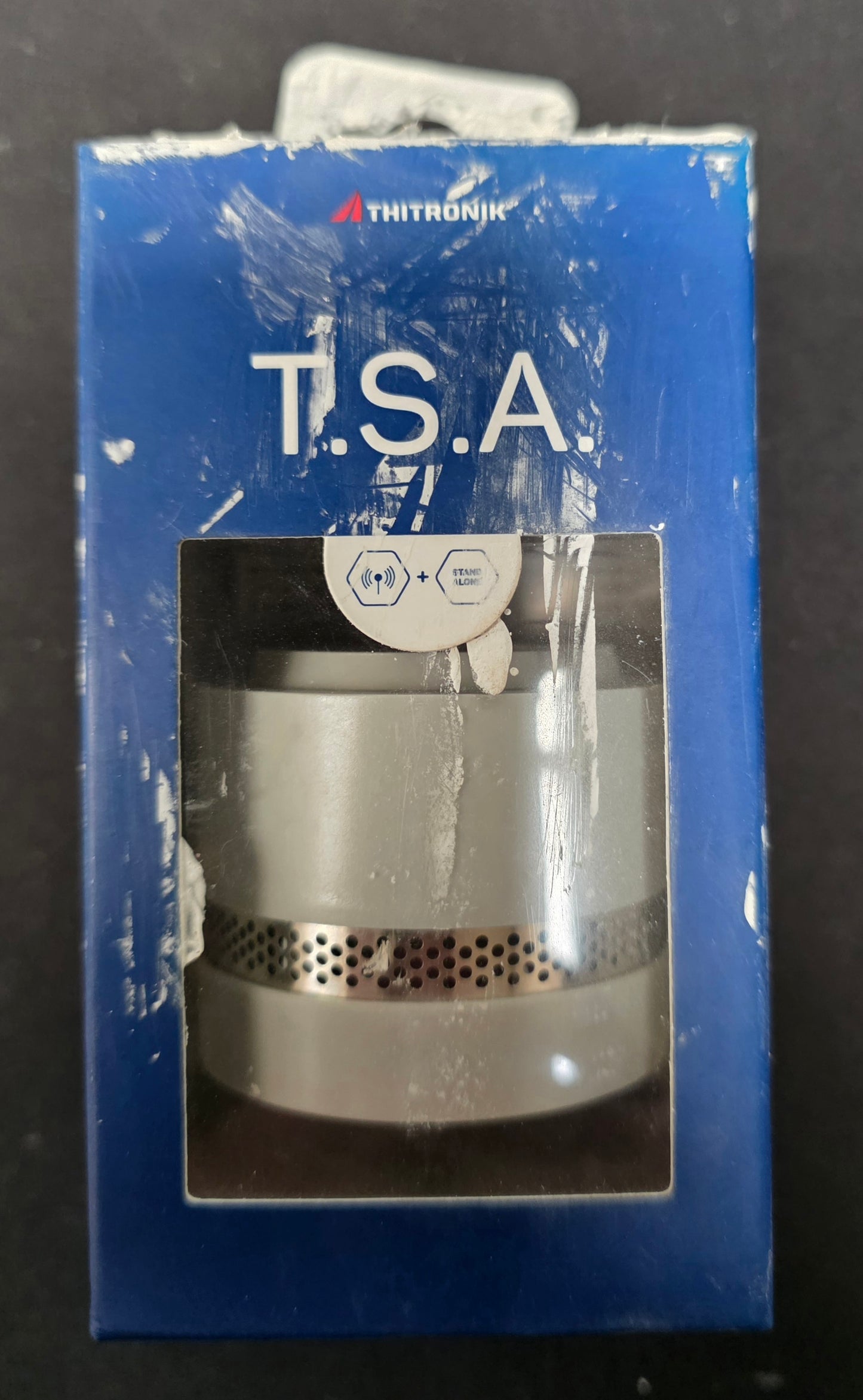 Thitronik T.S.A. Funk-Rauchmelder, grau, Funk-Rauchmelder T.S.A. grau, Batteriebetrieb, 85dB