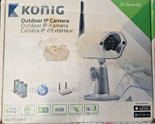 König Outdoor-IP-Camera SAS-IPCAM115 Überwachungskamera für den Außenbereich