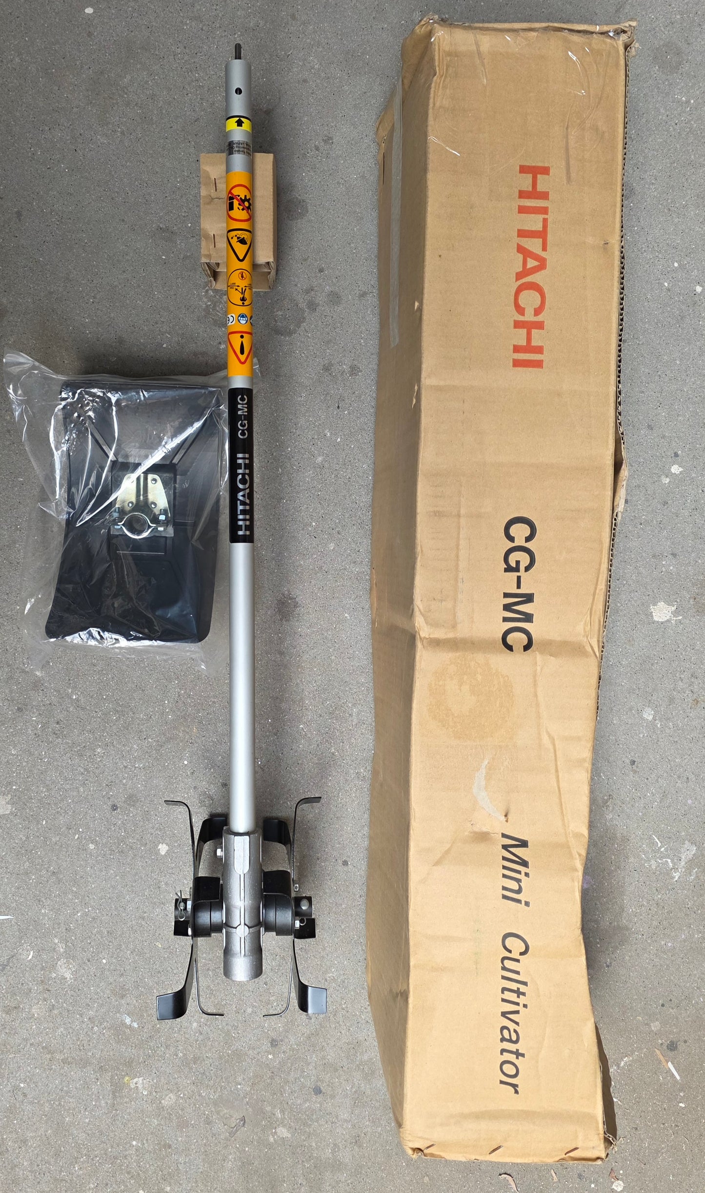 Hitachi CG-MC Mini-Kultivator, Aufsatz für Benzin-Gerät Anbbaufräse