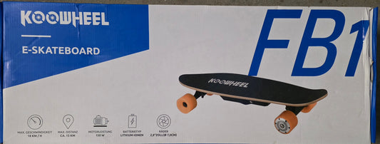 Koowheel FB1 E-Skateboard 18 km/h 15 km Reichweite  150W Motor