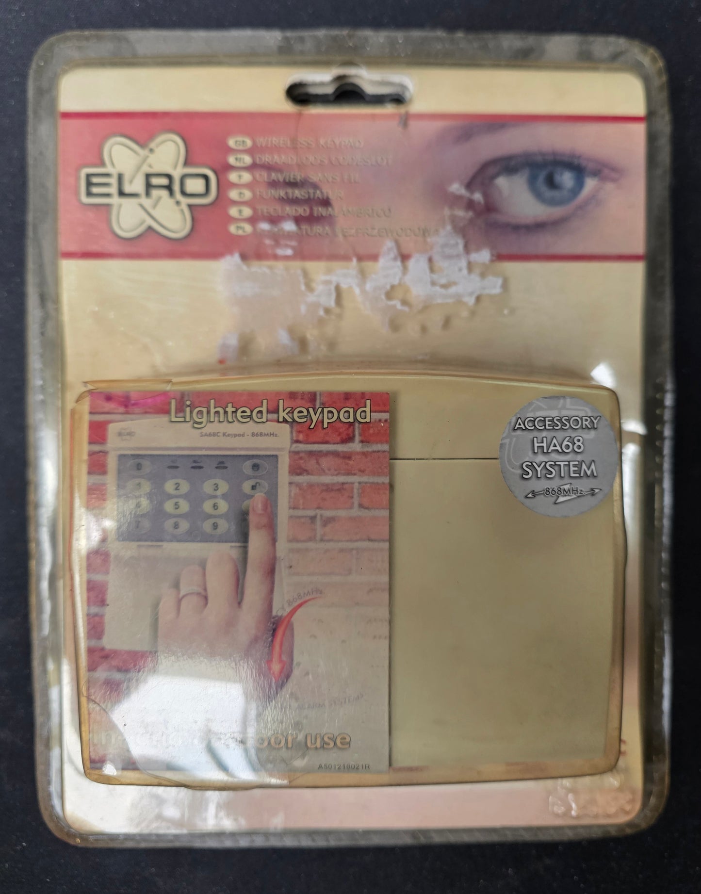 ELRO smartwares Funktastatur für Innen- oder Außenmontage Wireless Keypad SA68C
