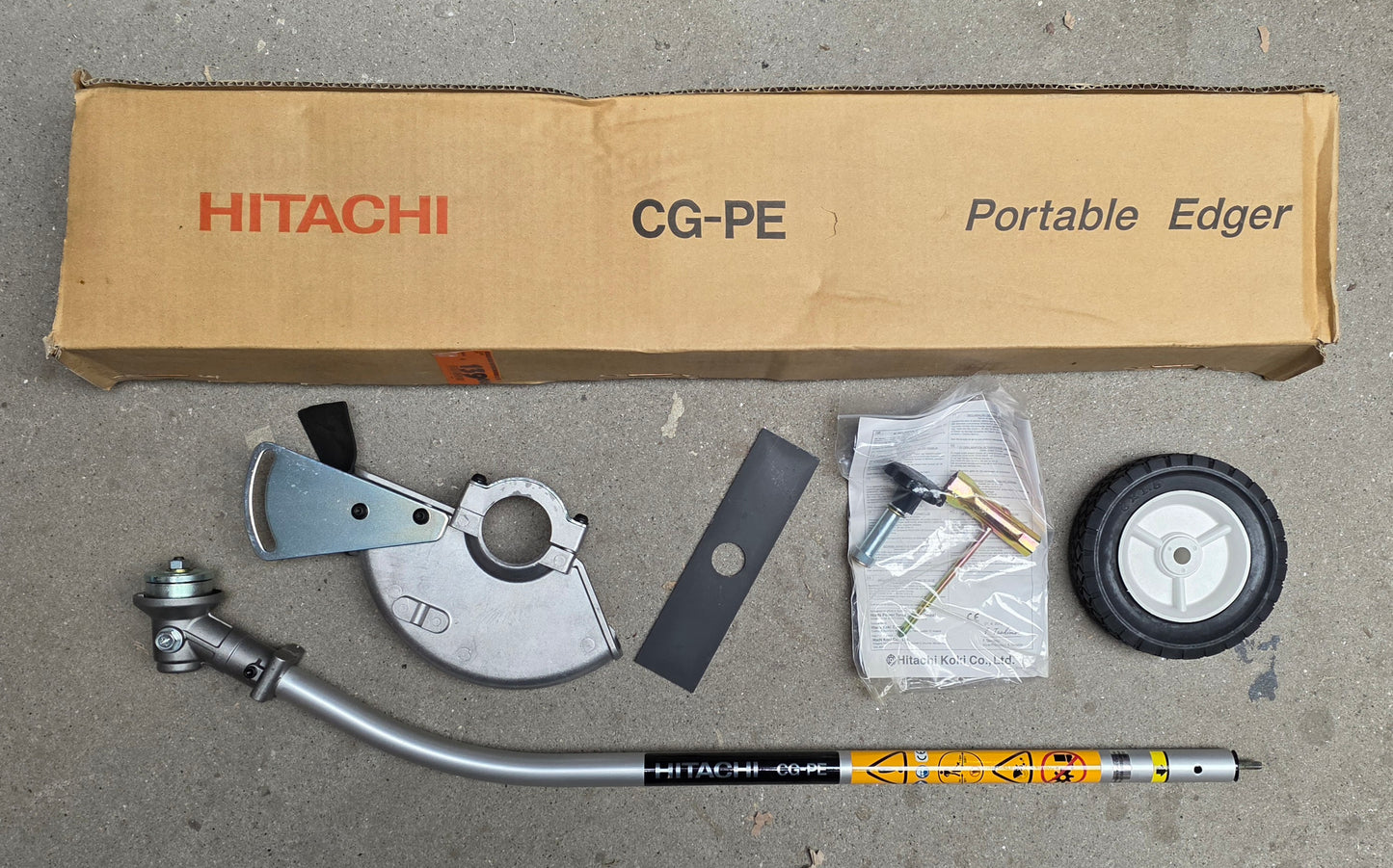 Hitachi CG-PE Grastrimmer Portable Edger Trimmer Zubehör Anbau Kantenschneider Freischneider