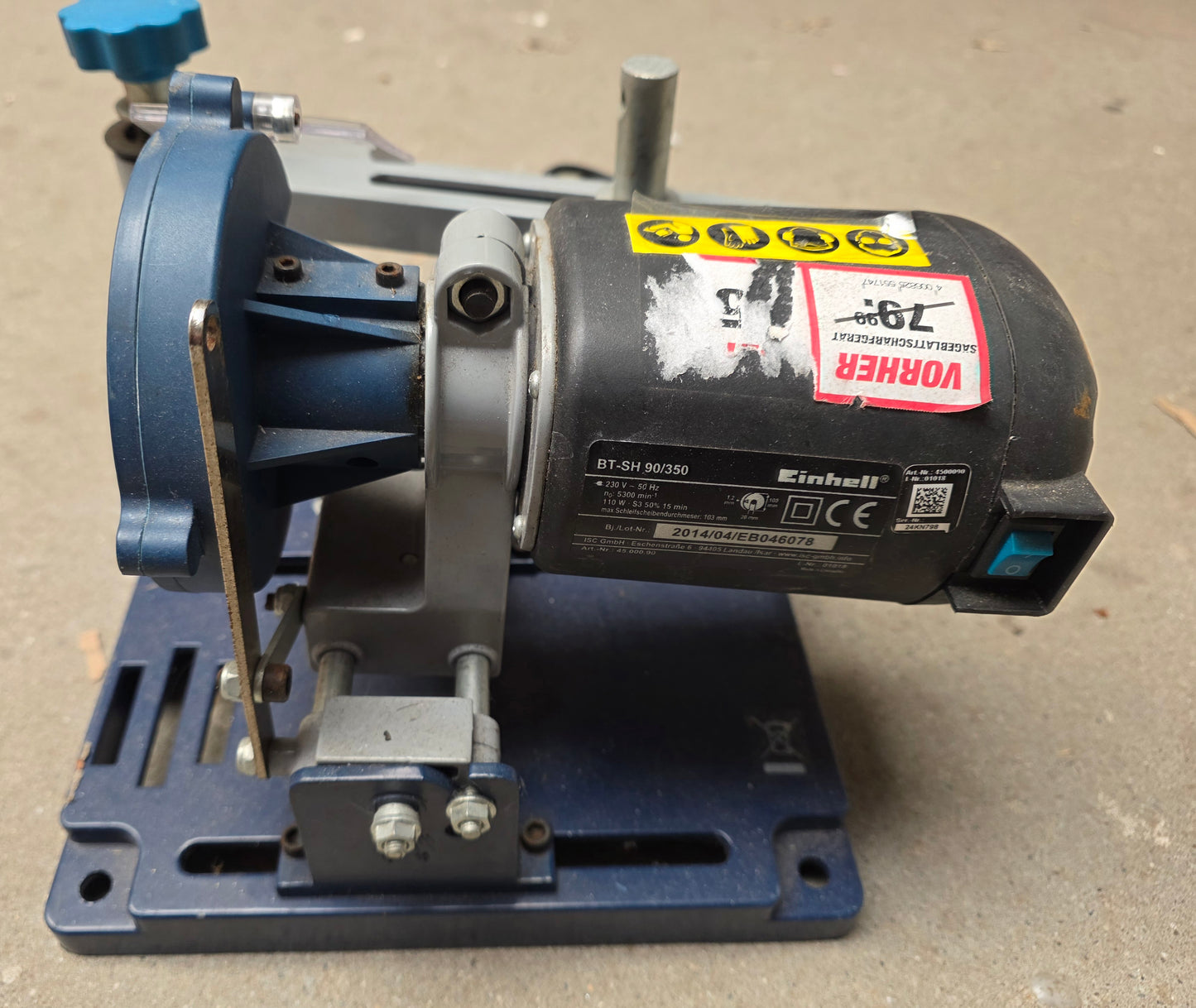 Einhell Bt-sh 90/350 Sägeblatt-Schärfgerät